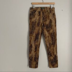 Snake print Ralph Lauren pants
